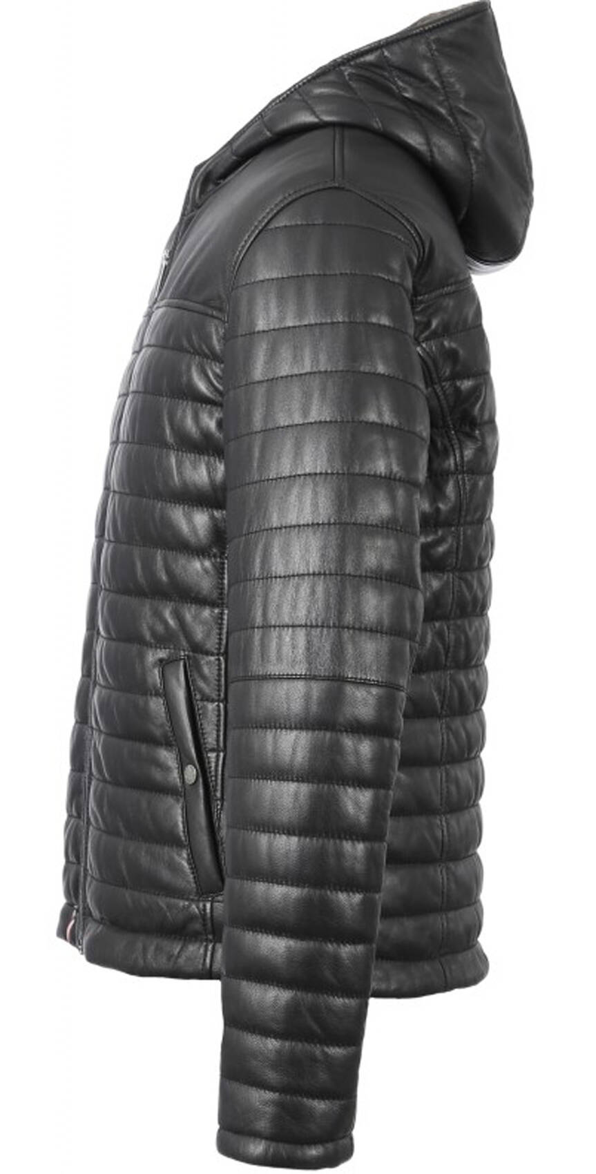 aurelien-ref-61814-noir-doudoune-en-cuir-veritable biais