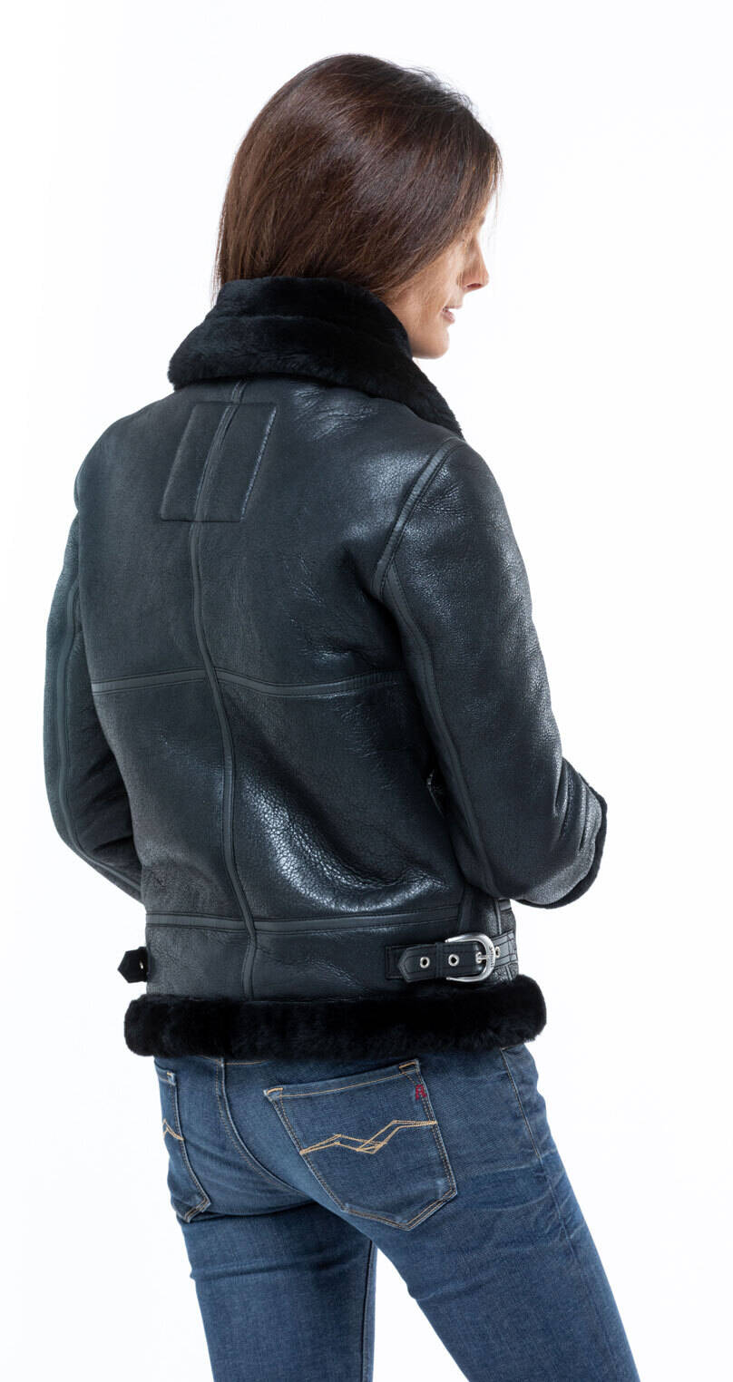 Bombardier sheep black woman schott lcw 1257