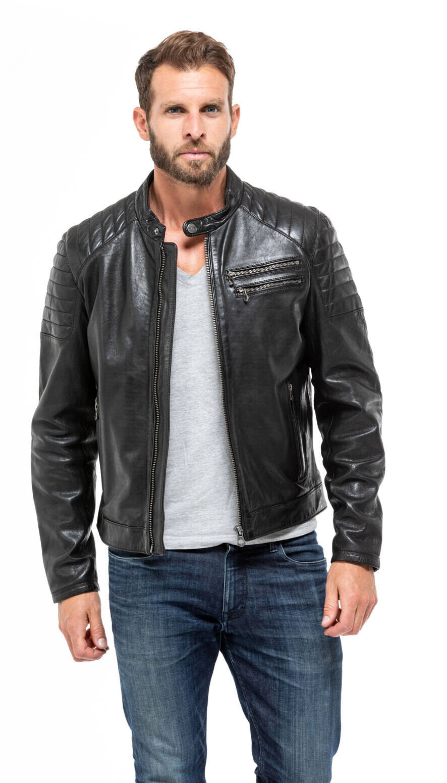 Blouson homme style store motard