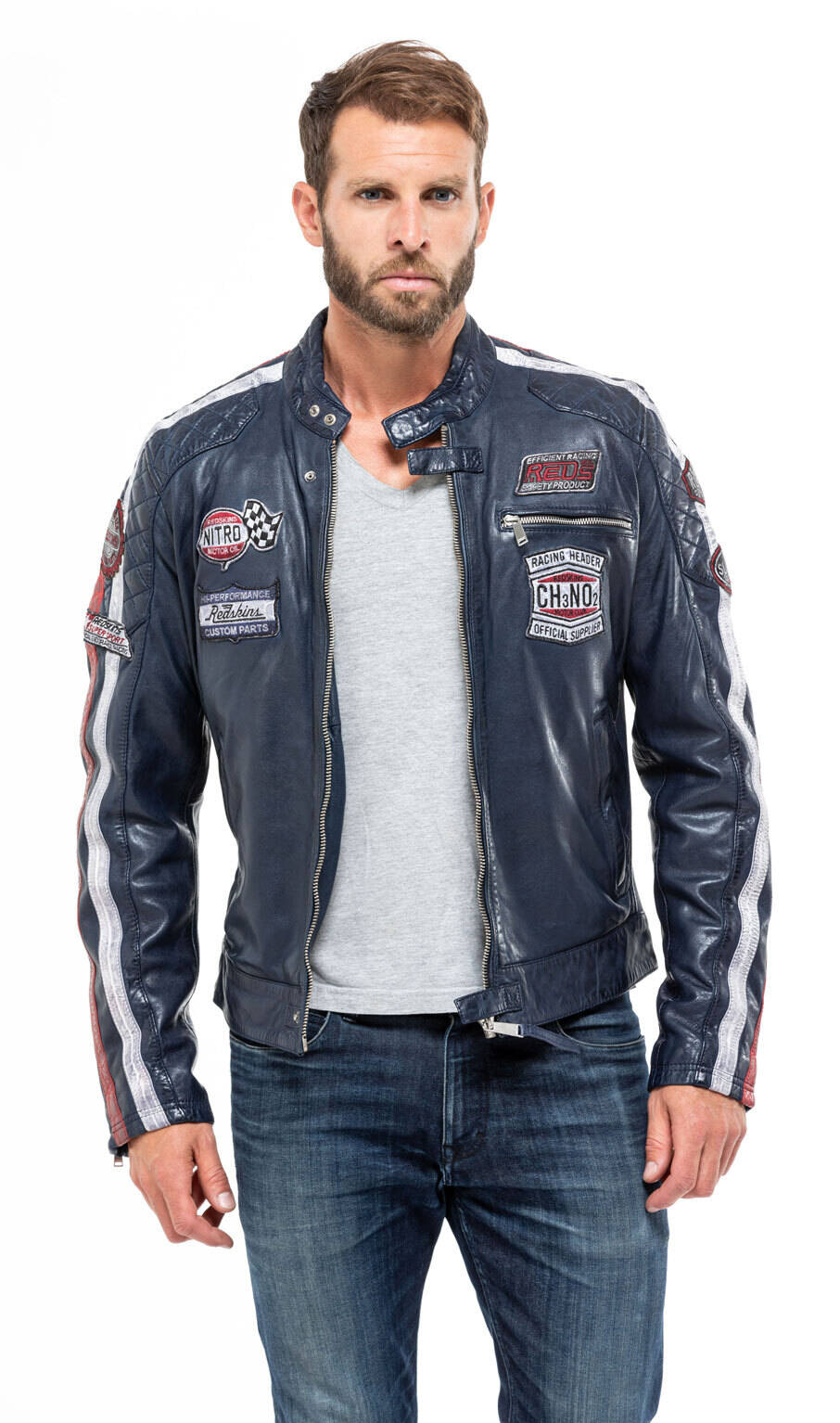 Jean style deals motard homme