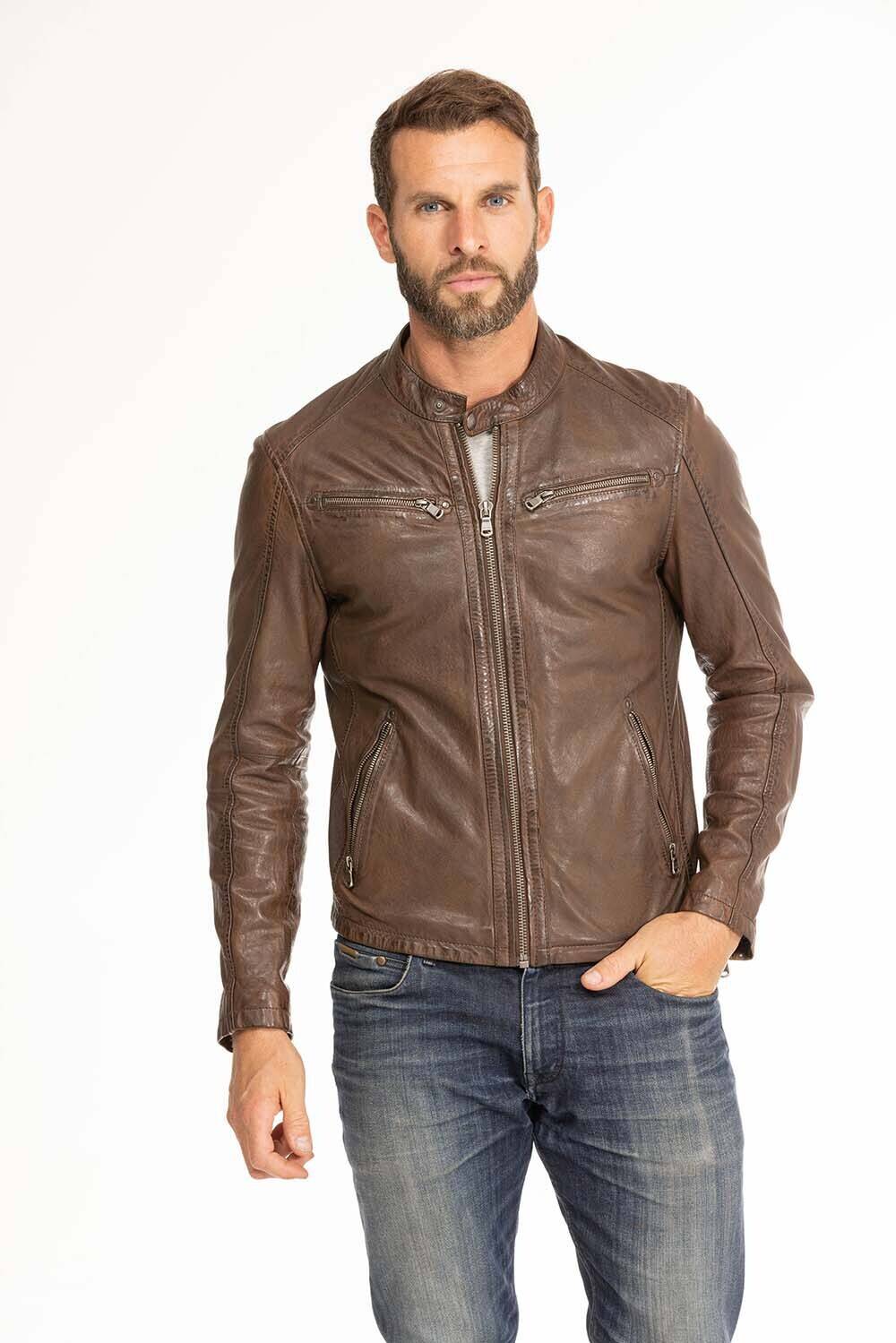 blouson cuir homme gafi bison (8)