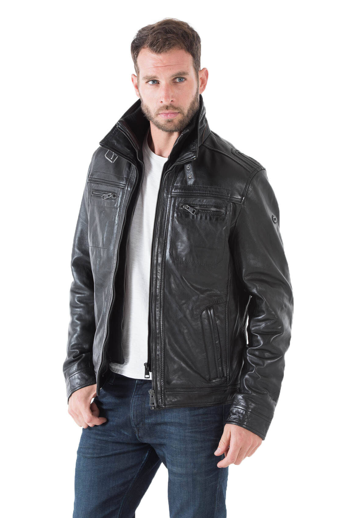 Blouson cuir hiver top