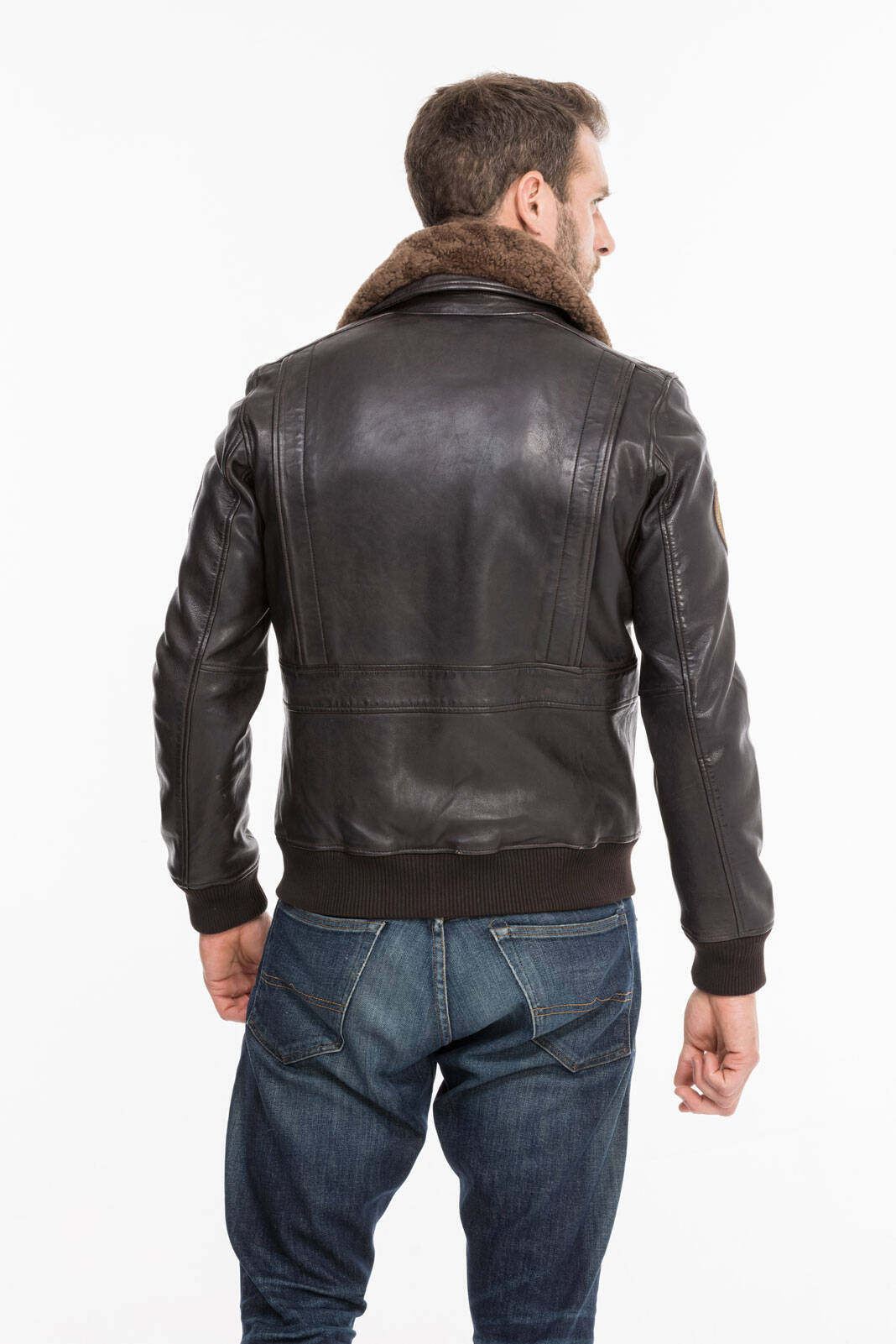 Redskins pilot sales leather jacket