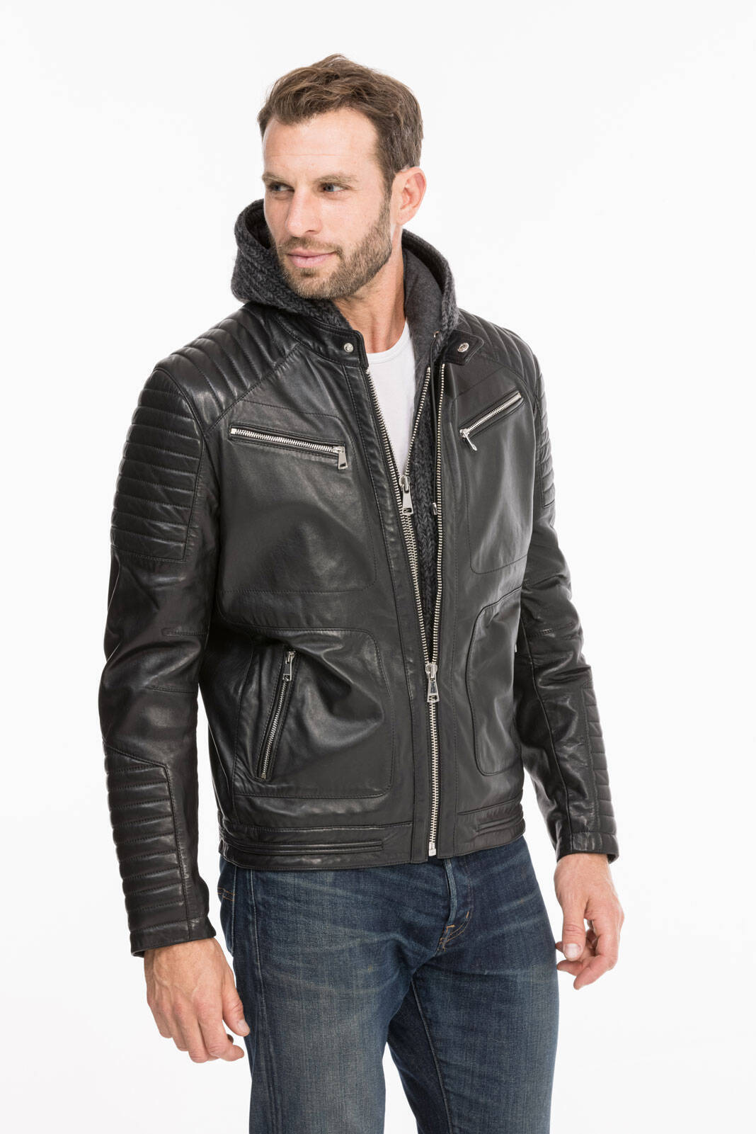 blouson cuir homme redskins r�f 136 noir byron  (14)