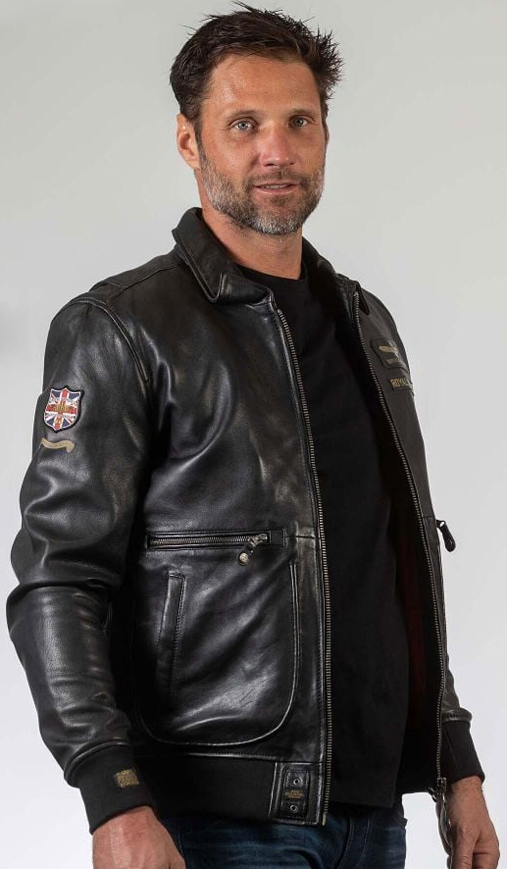 blouson cuir homme trenchard noir royal air force (2)