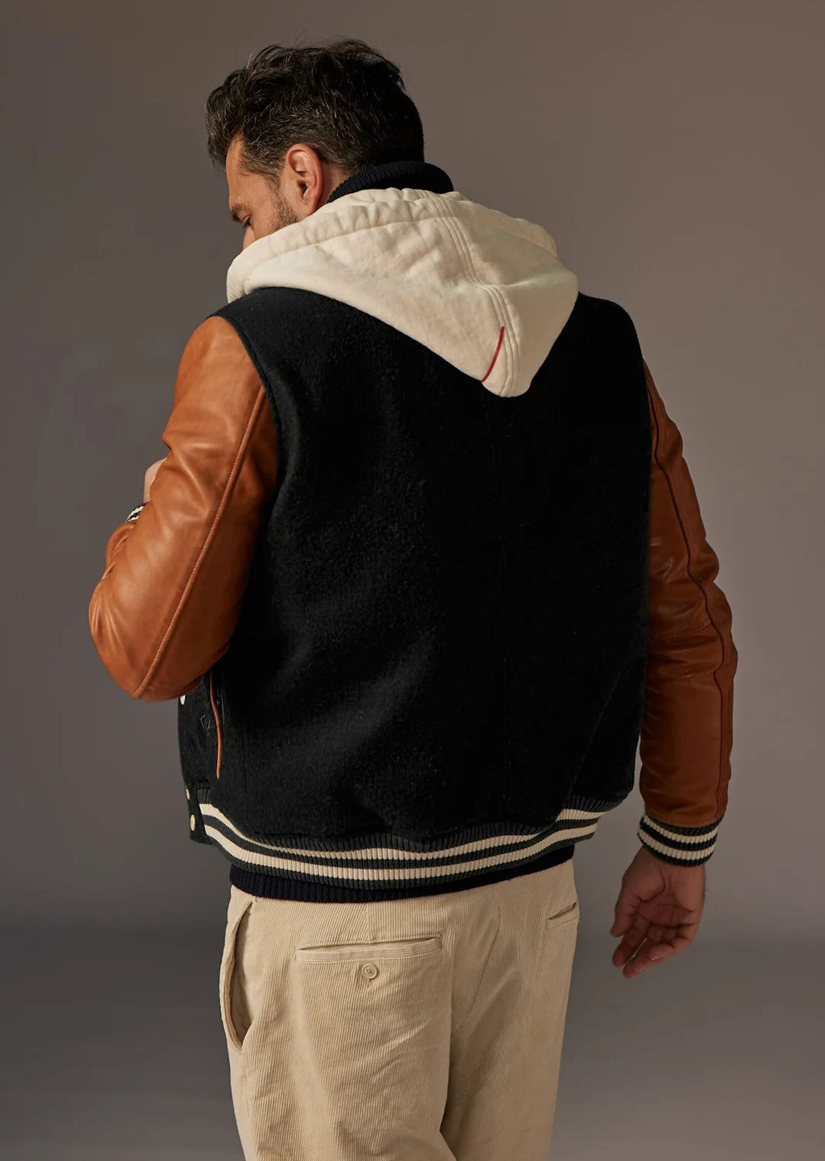 blouson cuir redskins cambridge noir cognac (3)