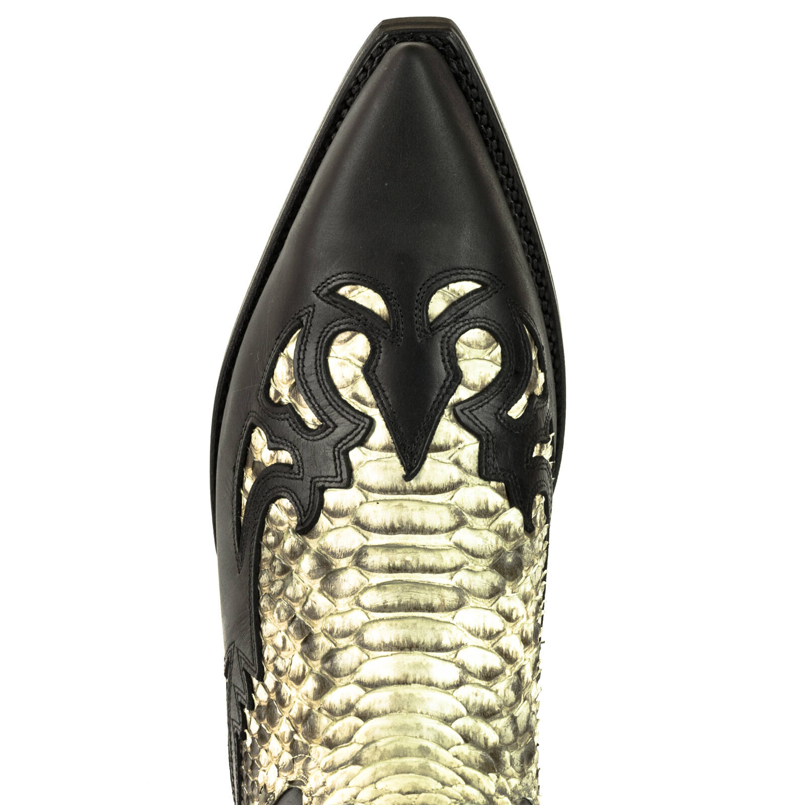 bota-cowboy-modelo-1935-C-MEX-crazy-old-negro-piton-nature-blanco-7