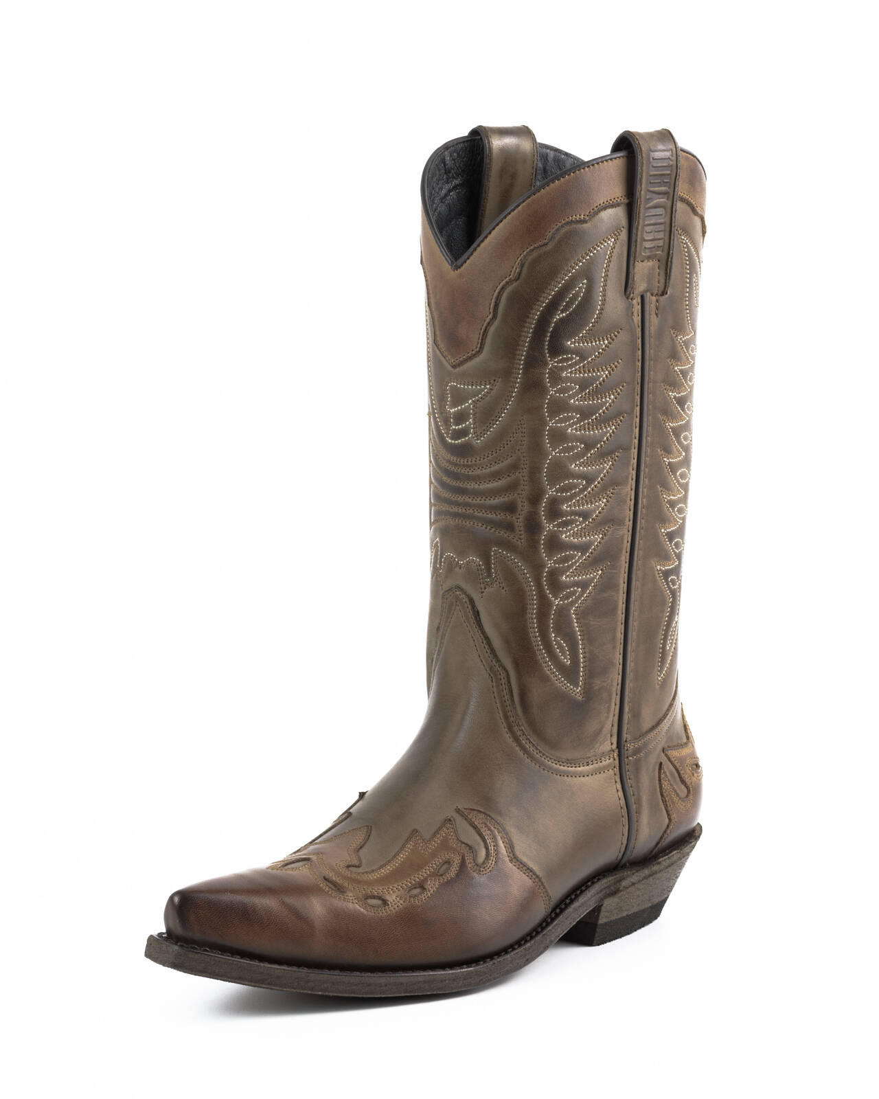 bottes cuir mayura cowboy stbu taupe réf 255 (1)