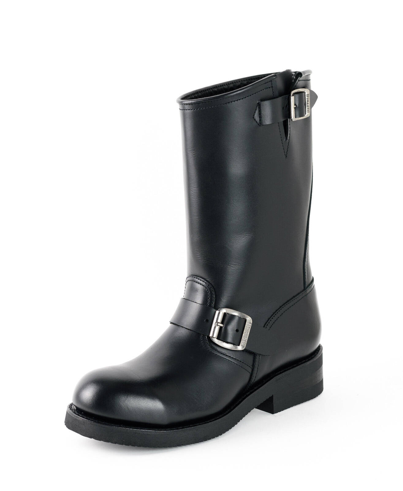 bottes cuir moto mayura pull oil negro réf 109 (1)