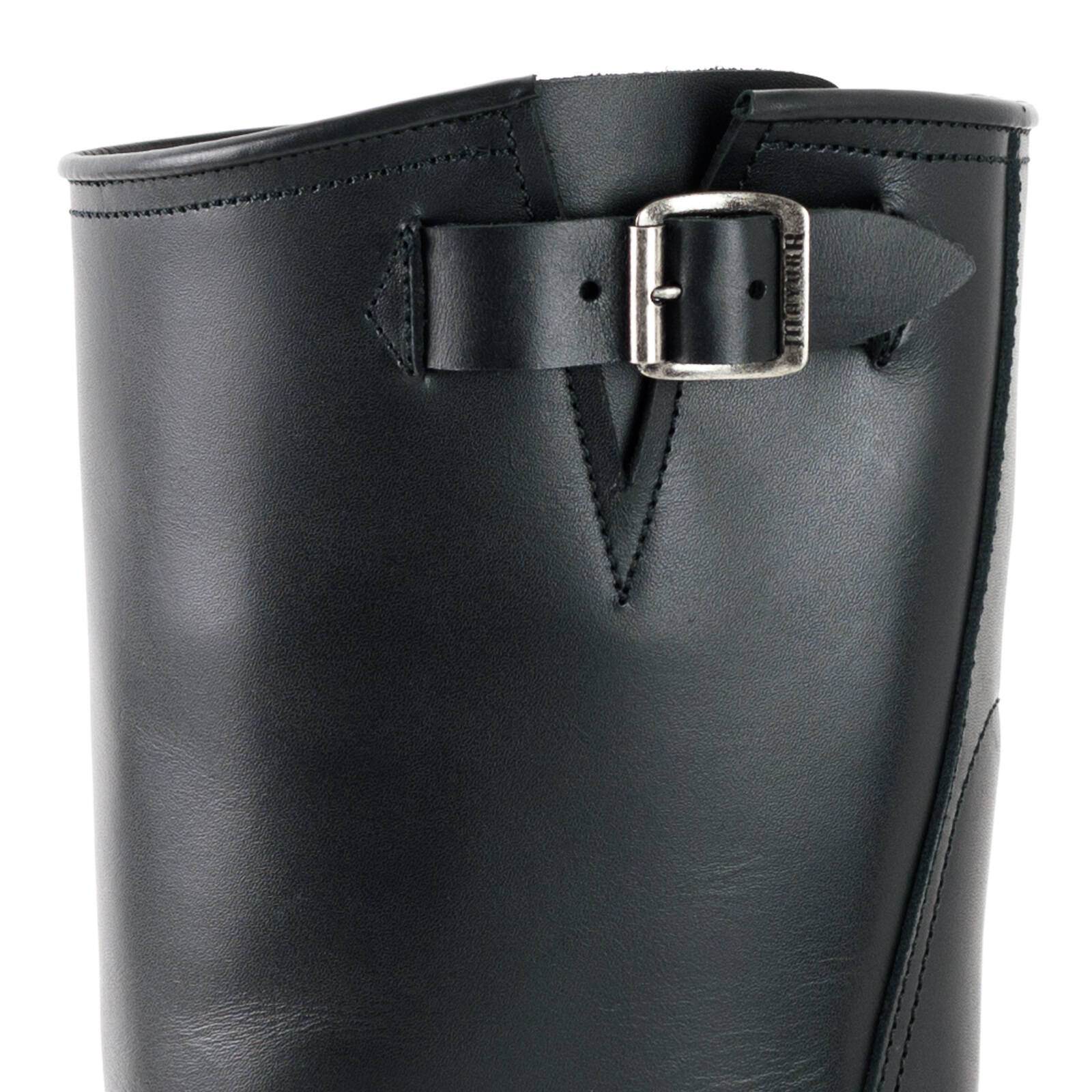 bottes cuir moto mayura pull oil negro réf 109 (5)