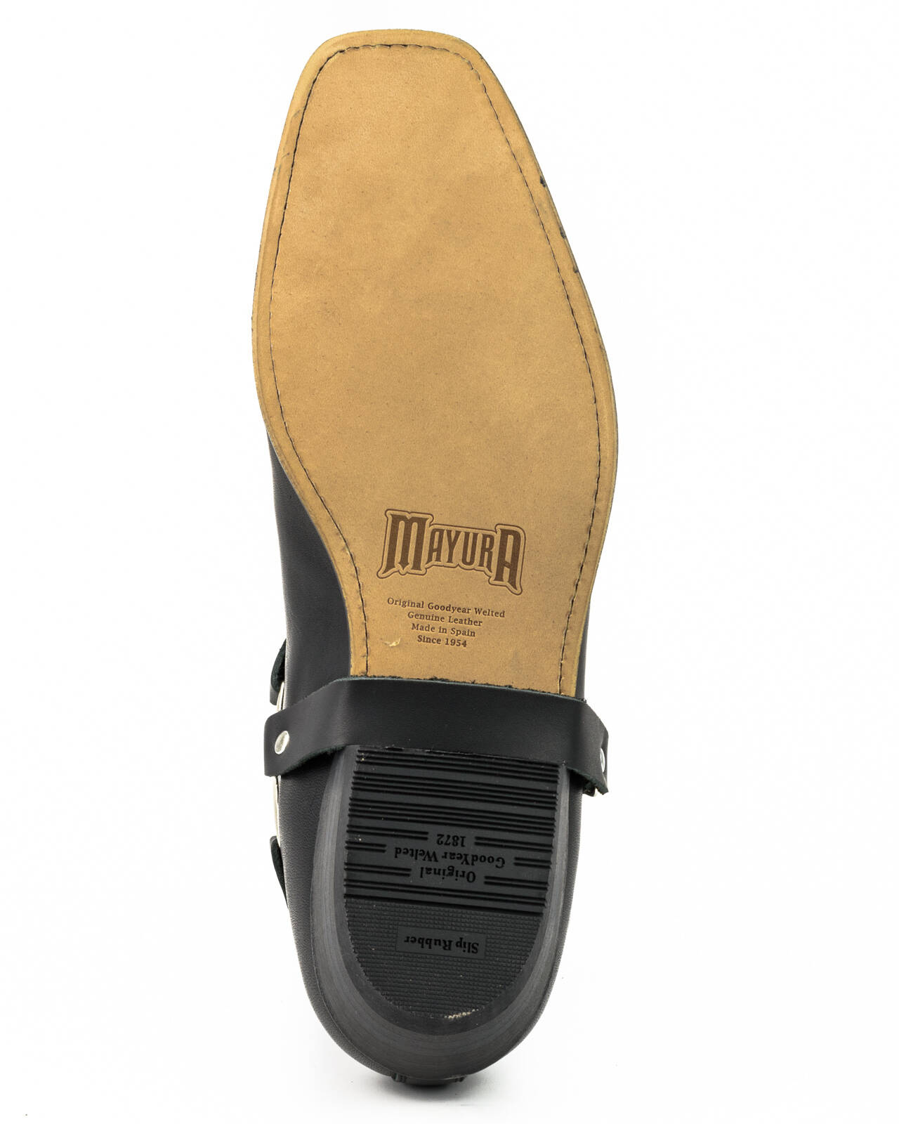 bottines cuir biker mayura pull grass negro réf 238  (1)