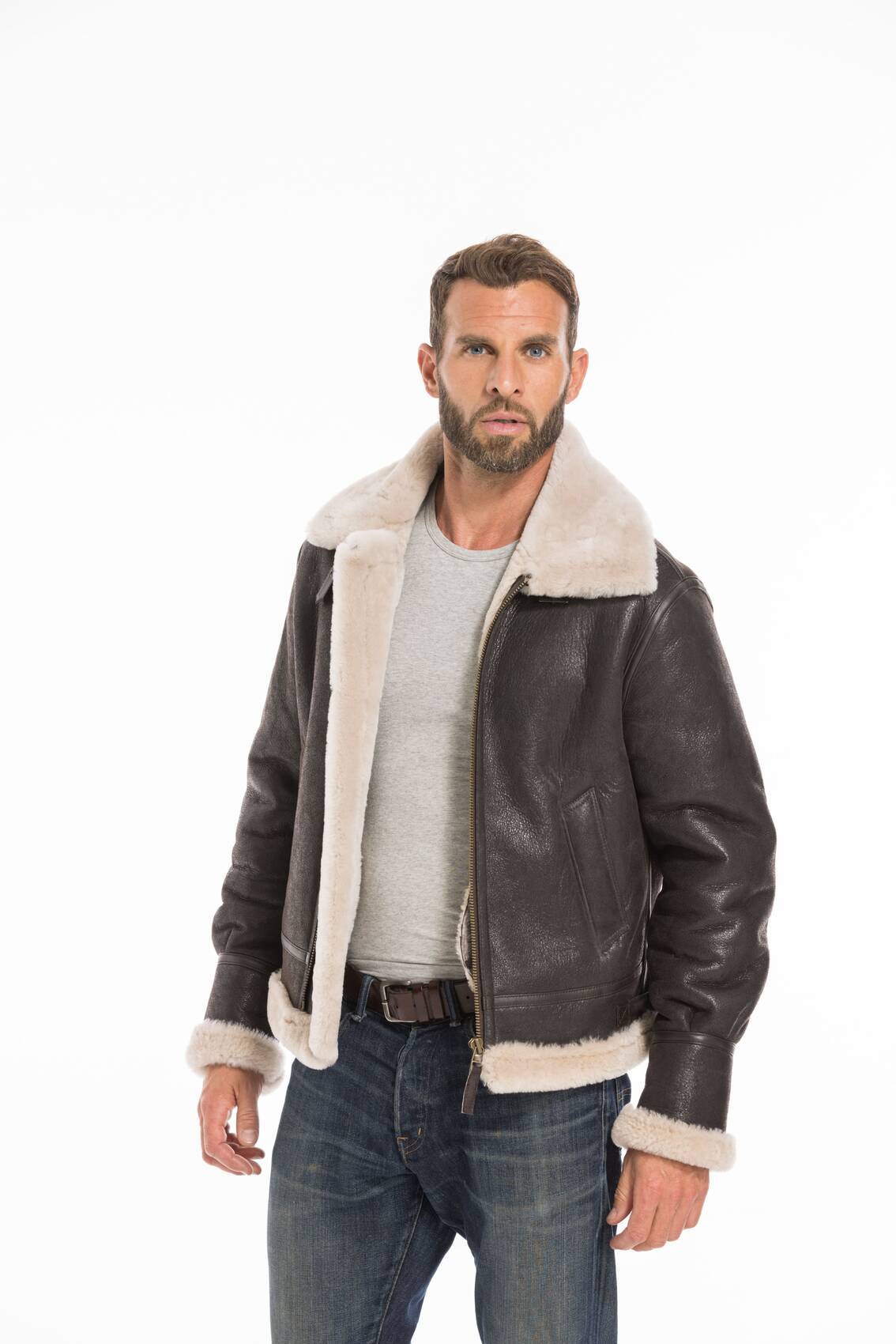 Original shearling deals bombardier