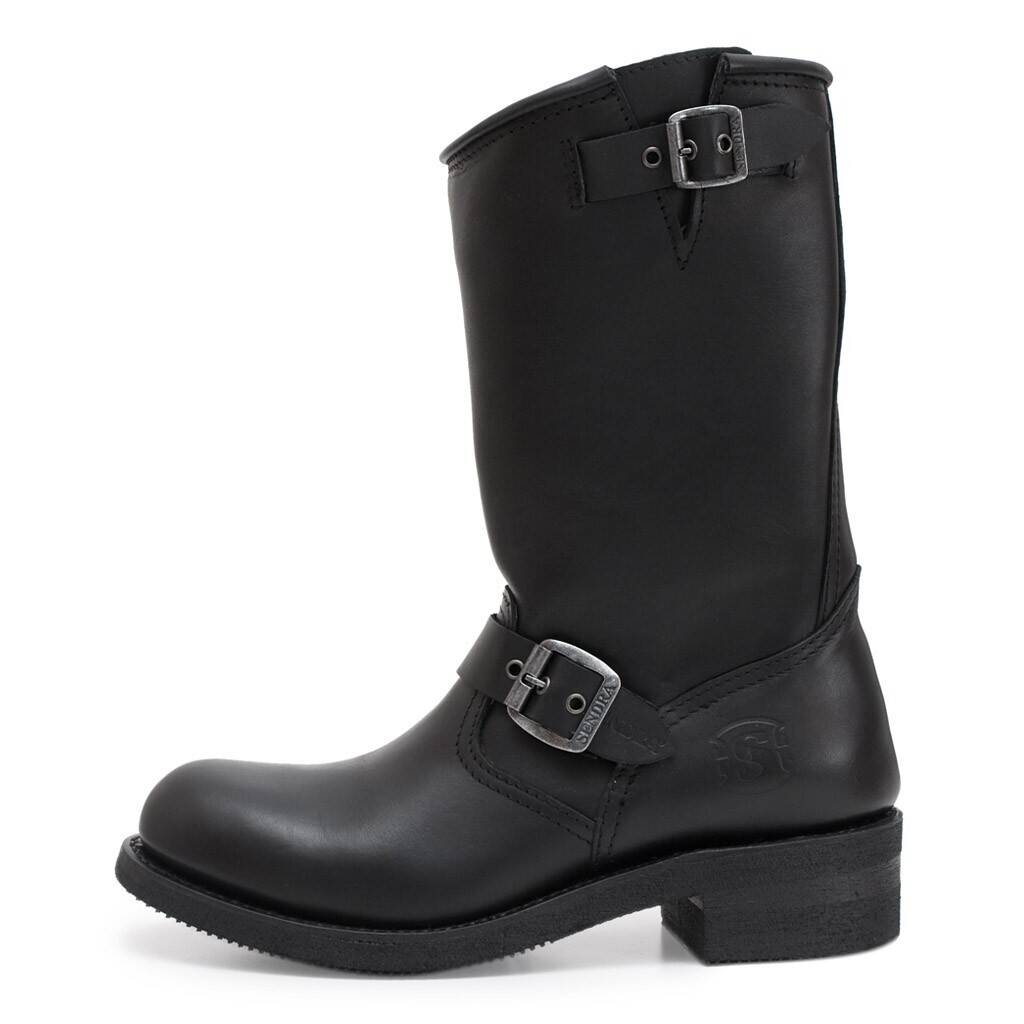 details bottes cuir sendra 3396 noir 3