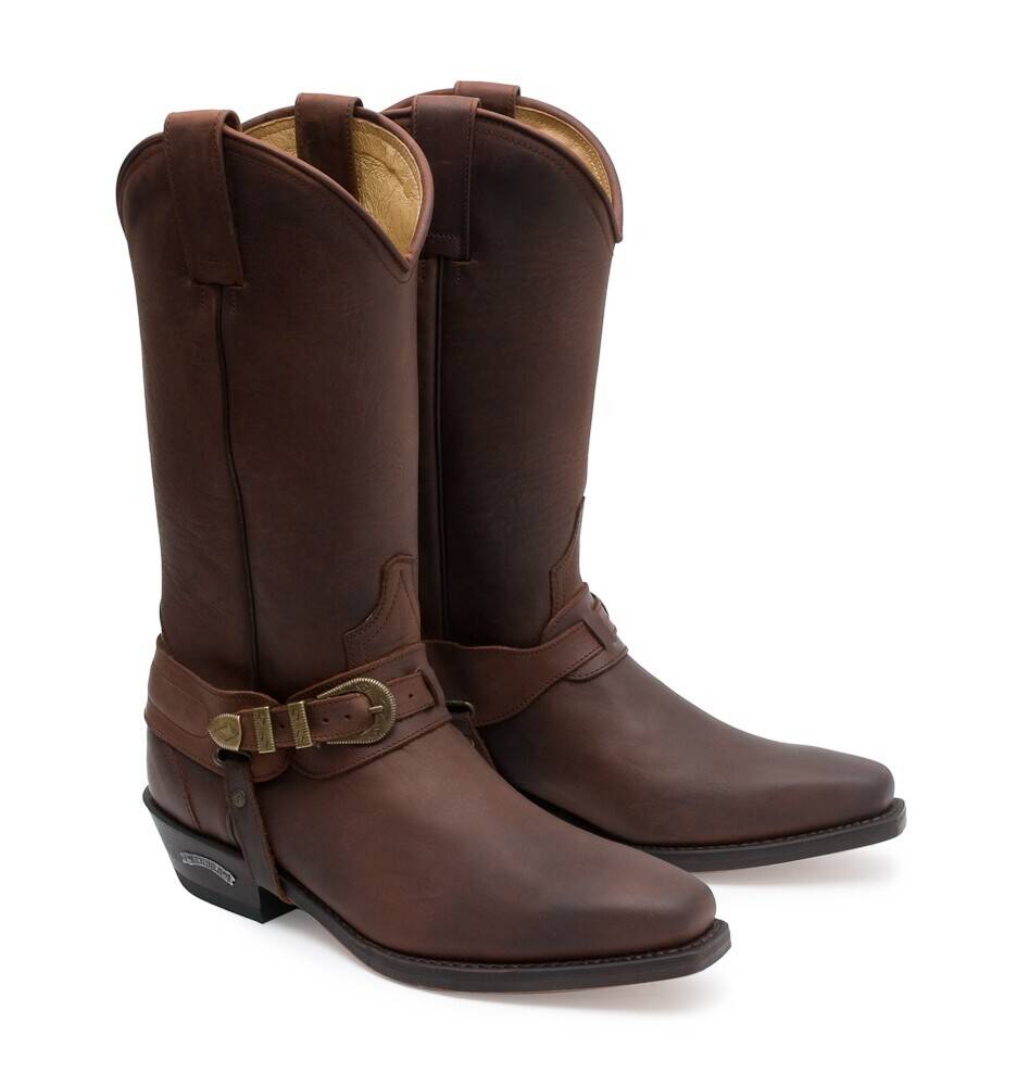 details santiags sendra_3452 marron 3