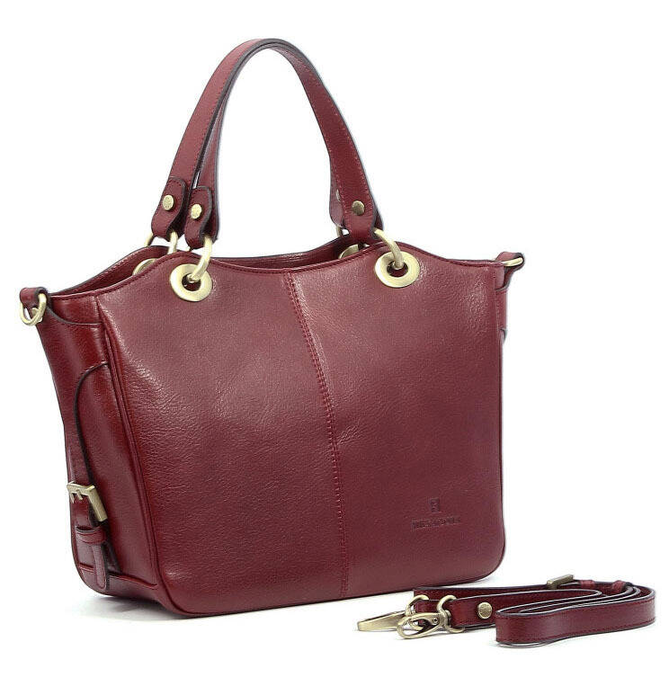 maroquinerie femme sac cuir 114577 carmin biais