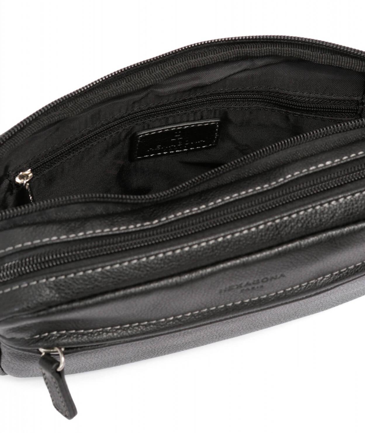 pochette-dragonne-en-cuir-de-vachette-466182 noir 4