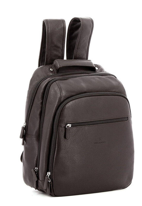 sac à dos cuir 462539 marron biais