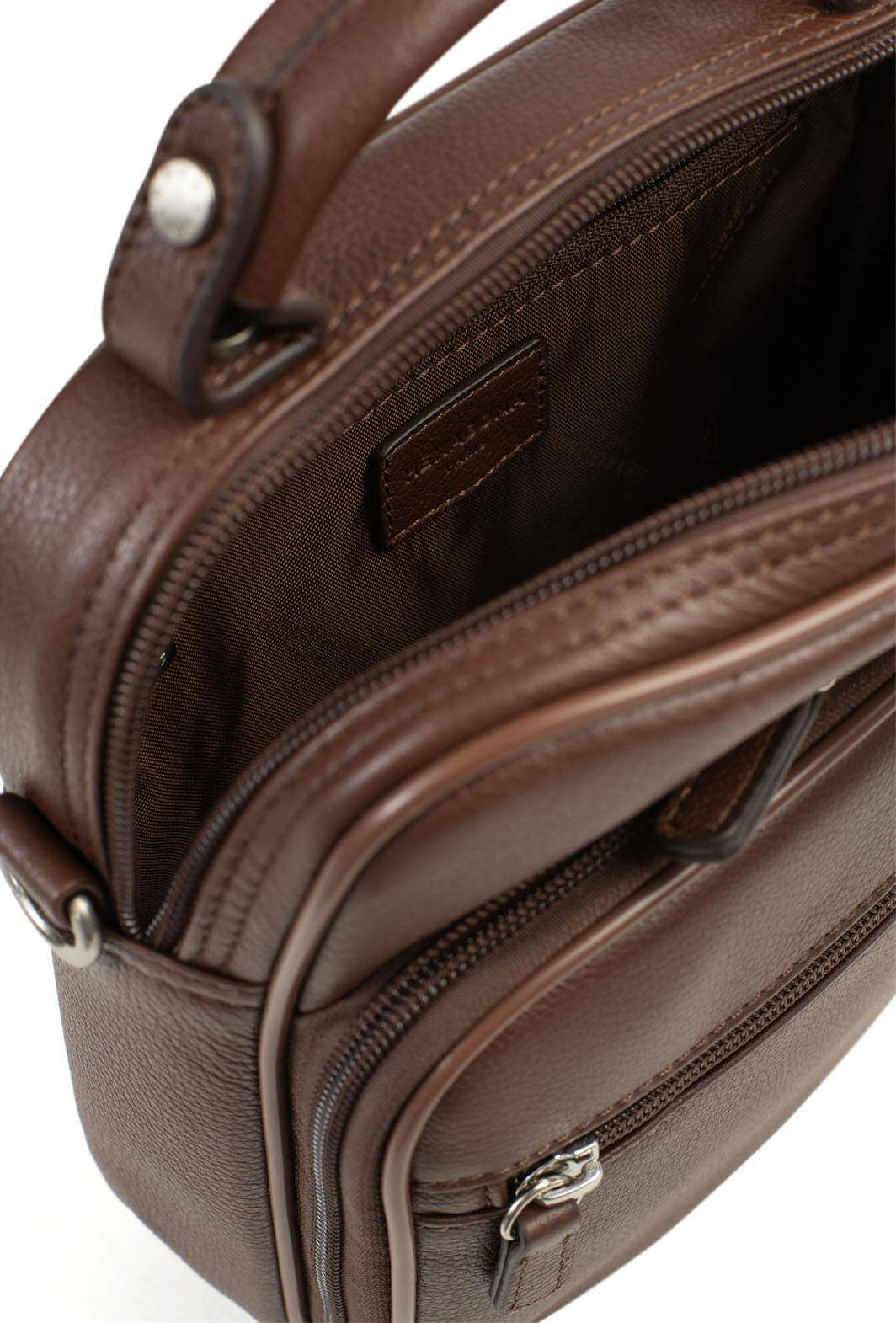 sacoche chocolat hexagona 461832 (2)