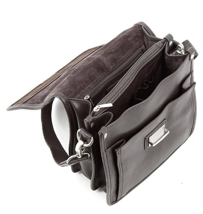 sacoche cuir marron 463892 ouvert