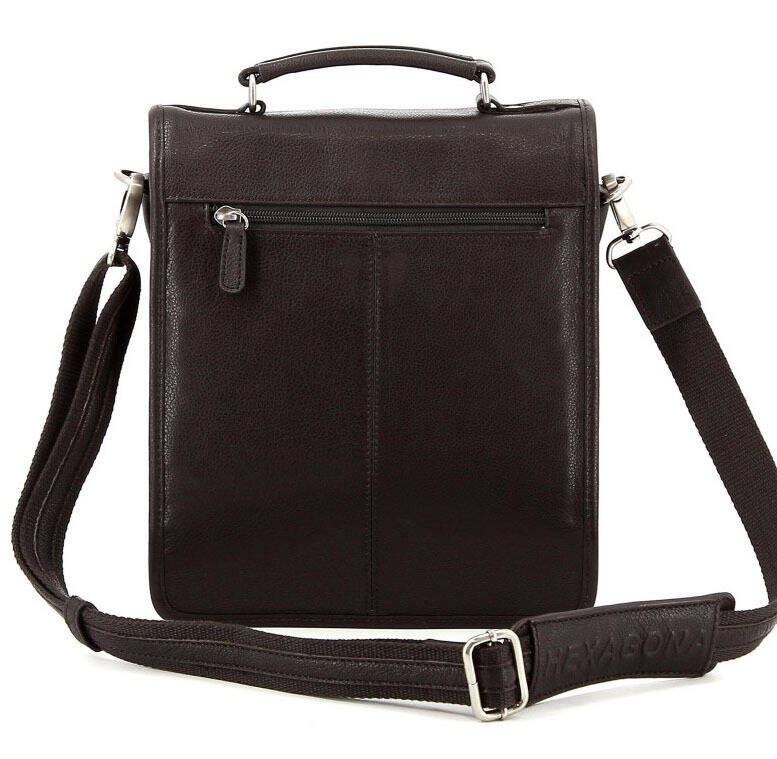 Sacoche cuir marron 463893 dos