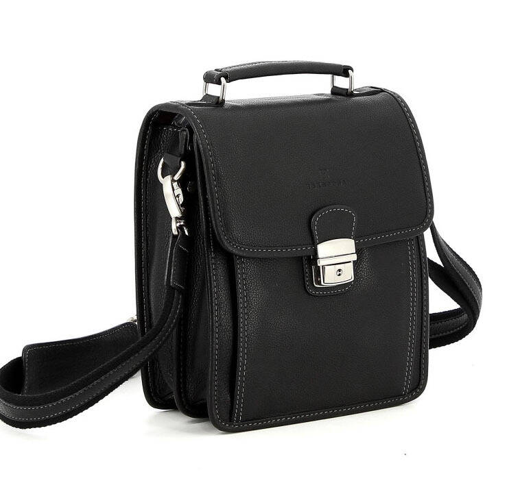 sacoche cuir noir 463892 biais