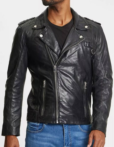 Jacket biker cuir best sale