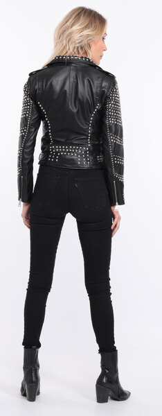 Blouson cuir noir marbella clout� (12)