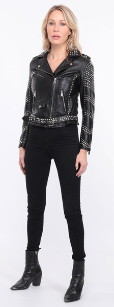 Blouson cuir noir marbella clout� (8)