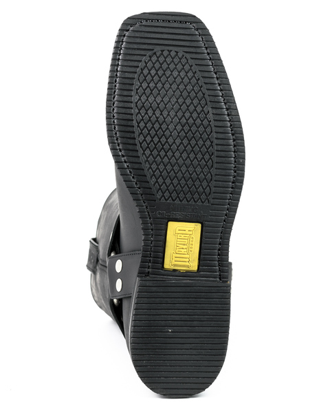 bottes cuir biker mayura crazy old negro réf 101 (1)