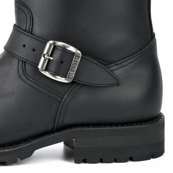 bottes cuir biker mayura crazy old negro réf 216 (4)