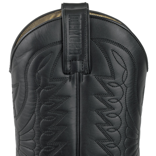 bottes cuir mayura cowboy box negro réf 116 (3)