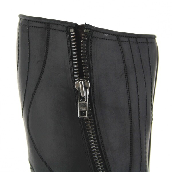 bottes cuir moto mayura crazy old negro réf 113 (4)