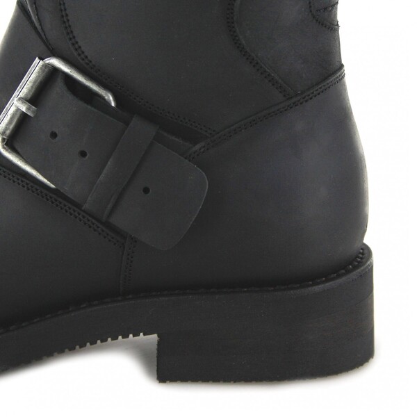 bottes cuir moto mayura crazy old negro réf 113 (5)
