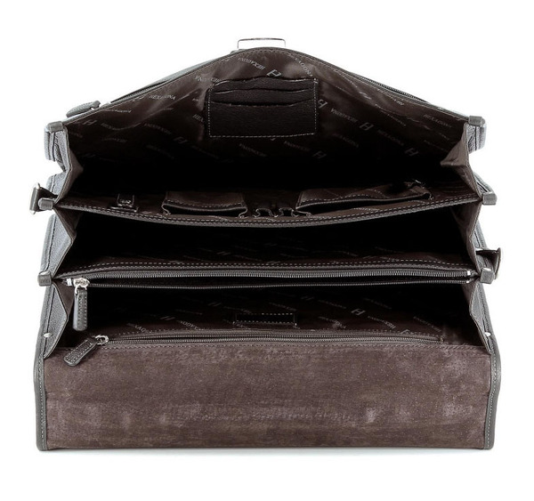 cartable cuir vachette hexagona 469546 marron fonce (4)