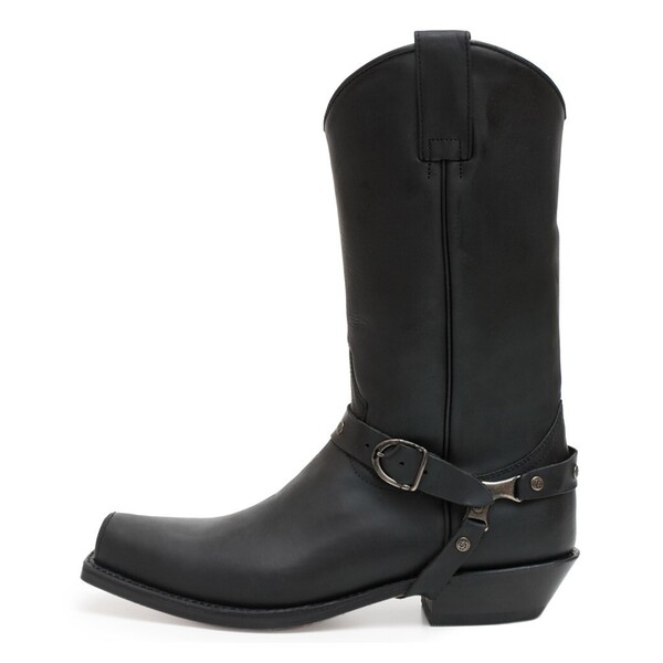 details bottes cuir sendra 3091 noir 3