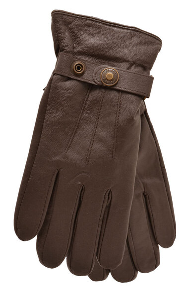 Gants cuir homme agneau marron SCHOTT 1680