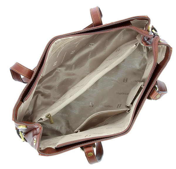 maroquinerie femme sac cuir 111321B marron doublure