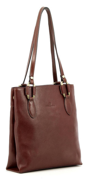 maroquinerie femme sac cuir 114952 marron biais
