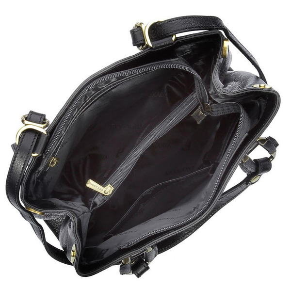 maroquinerie femme sac cuir 114952 noir doublure