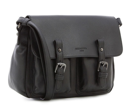 maroquinerie femme sac cuir 415366 noir biais