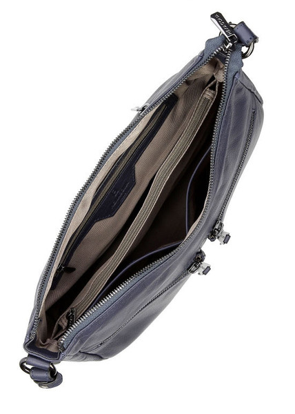 maroquinerie femme sac cuir 415368 bleu nuit doublure