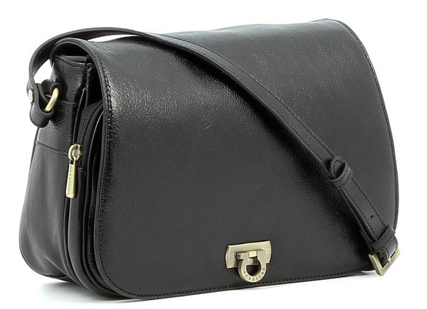 maroquinerie femme sac cuir vachette 111806 noir biais