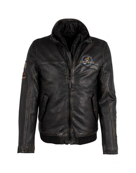Leather aviator jackets Leather shop Cuirs Guignard Leather clothing