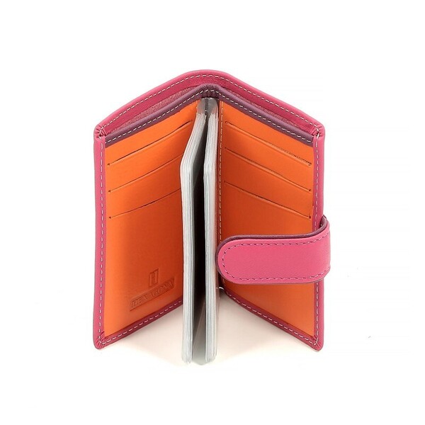 porte-carte-en-cuir-de-vachette-227375 fushia ouvert