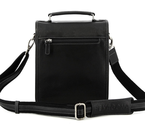 sacoche cuir noir 463892 dos