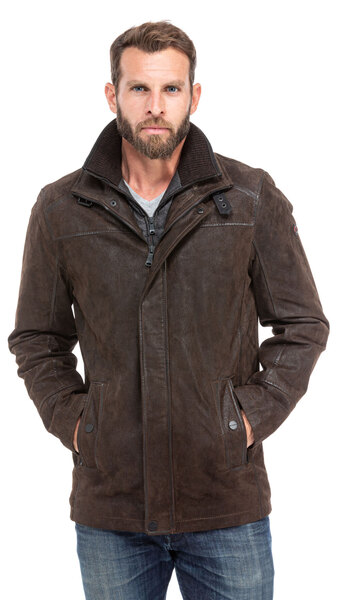 Jackets three quarter coats Leather shop Cuirs Guignard Leather clothing