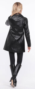 veste cuir femme flavia collar noir  (6)