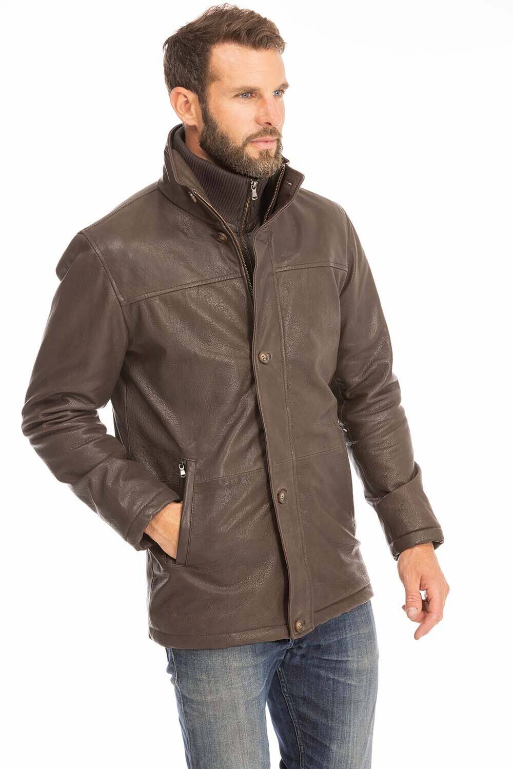 trois quart cuir homme marron logan (14)